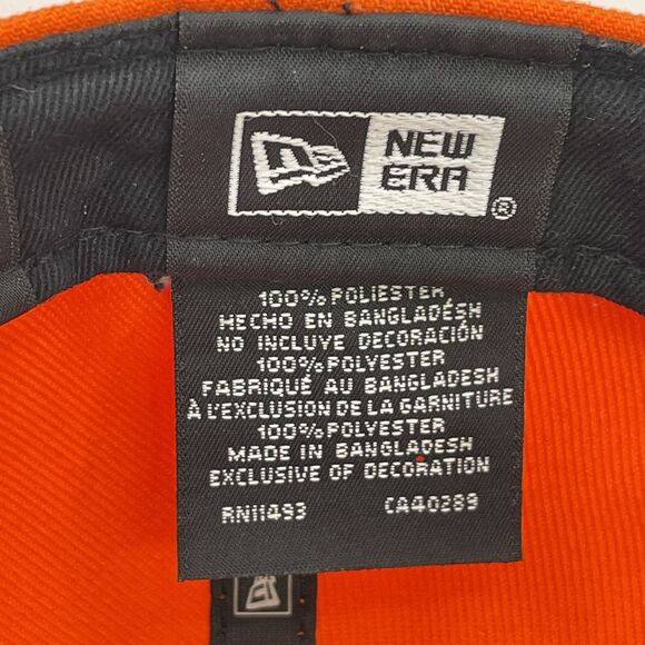 New Era 59Fifty NFL Denver Broncos Embroidered Cap Orange Fitted Hat Size 7 - Picture 14 of 14